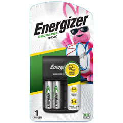 Energizer CHVCWB2 Basic Battery Charger, 1700 mAh AA/AAA Battery, 2 Batteries 1PK