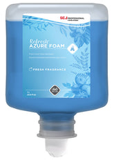 Deb Refresh AZU1L Hand Wash, 1 L Nominal, Cartridge Package, Liquid Form, Signature Fragrance Fresh Apple Scent, Blue