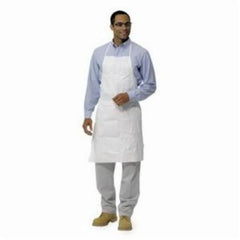 DuPont NG273BWH00010000 NG273B Chemical Resistant Bib Apron, Universal, White, ProShield 60, 35-3/4 in L 100/CS