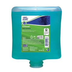 STOKO ESTESOL HAB2LT Universal Hair and Body Shower Gel, 2 L, Cartridge Package, Viscous/Liquid Gel Form, Rainforest Odor/Scent, Blue/Green/Light Pale