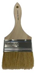 Tuff Grade TGB-3W Chip Brush, 1-1/2 in L x 3 in W x 3/8 in THK China Bristle Brush, Poplar Wood Handle, Epoxy, Glue, Resin, Stain, Paints Remover, Cleaners, Oils, More