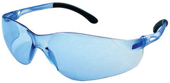 DENTEC SAFETY SenTec 12E90809 Safety Glasses, Scratch-Resistant, Blue Lens, Polycarbonate Lens