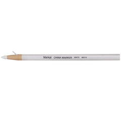 Markal 096010 General Purpose Paper-Wrapped Grease Pencil Marker, 3/8 in, Paraffin Wax, White