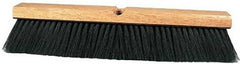 vileda PROFESSIONAL 134461 Flexible Push Broom Head, 24 in OAL, Medium Sweep Face, Tampico Bristle