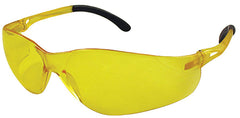DENTEC SAFETY 90803 Sentinel Eye Protection, Anti-Scratch, Amber Lens, Wrap Around Frame, Plastic Frame, Polycarbonate Lens, ANSI Z87.1|CAN/CSA Z94.3|SEI Certified