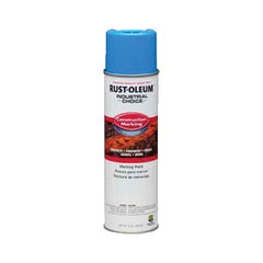 Rust-Oleum 264694 M1400 General Purpose Water Base Marking Paint, 20 oz Container, Liquid Form, Caution Blue, 400 linear ft/gal with 1 in W Stripe Coverage