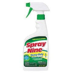 Spray Nine C26822 Heavy Duty Cleaner/Degreaser/Disinfectant, 22 fl-oz Trigger Spray Bottle, Liquid Form, Clear