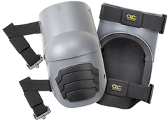 Kunys KP380 Ultraflex Articulated Knee Pad, Quick Clip Closure, Elastic Strap, Gray