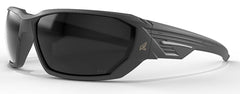 EDGE® TXD416 Dawson Safety Glasses, Anti-Scratch, Polarized Smoke Lens, Full-Frame Frame, Black, Nylon/Polycarbonate/Thermoplastic Rubber Frame, Polycarbonate Lens, CSA/ANSI/ISEA/MCEPS Compliant
