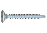 Grabber #8 x 2-5/8” Phillips, Scavenger Head, Fine Thread, Drill Point, Clear Zinc Drywall Screws