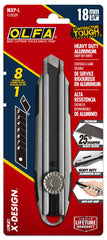 OLFA MXP-L Heavy Duty Ultra Light/Ultra Tough Utility Knife, 18 mm W Ratchet Lock Blade, Stainless Steel Blade, 6.43 in OAL