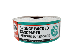 Circle Brand Sandpaper Roll 3.5" x 30' (Sponge-Back)