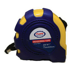 Tuff Grade TGTM-004 Measuring Tape, 7.5 m L x 1 in W Blade, Imperial/Metric Measuring System