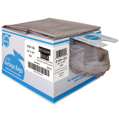 W. Ralston Biosak 215003 2100 Series Regular Strength Compostable Bag, 17-1/2 in L x 16-3/4 in W, Plastic, Brown 500/CS (10RLS OF 50)