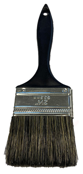 Tuff Grade TGB-2-1/2 Econo Paint Brush, 1-3/4 in L x 2-1/2 in W x 1/2 in THK, Plastic Handle, Oil Based Paints, Stains, Varnishes