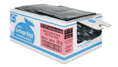 W. Ralston 267101 2600 Recycled Value Plus Garbage Bag, Strong, 36 in L x 26 in W, PCR Resin, Black 200/CS