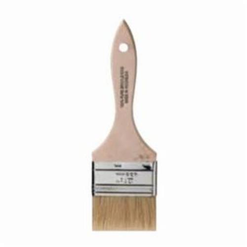 Rubberset 99060320 General Purpose Trim Chip Brush, 2 in W x 5/16 in THK White China Brush, Wood Handle, Acrylics, Oil Based, Solvent Based Paints, Stains
