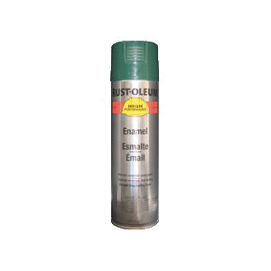 Rust-Oleum V2137838 V2100 System Enamel Spray Paint, 15 oz Container, Liquid Form, Dark Green, 12 to 20 sq-ft/can Coverage