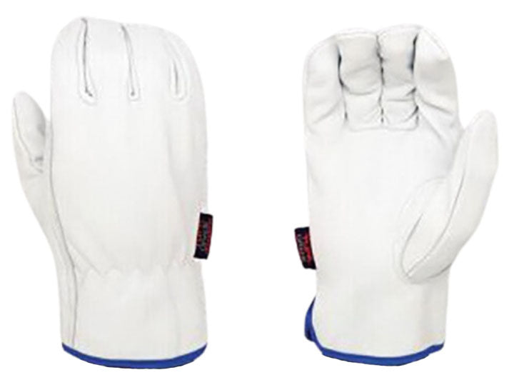 Tuff Grade TGG-484-M TGG-484 Drivers Gloves, Driver, M, Goat Skin Leather Palm, Slip-On Cuff, 3M Thinsulate Lining
