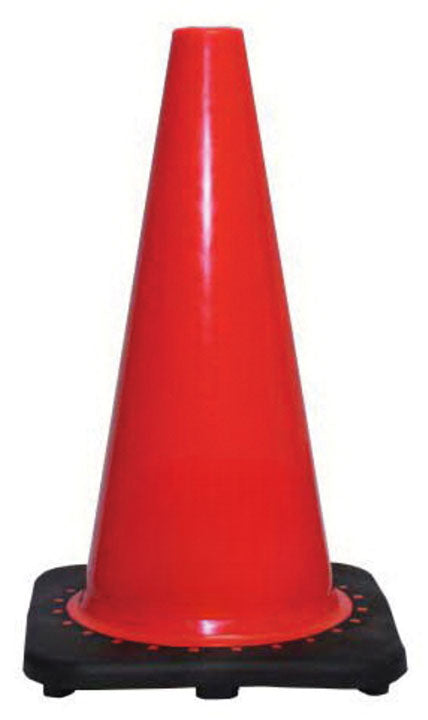 Tuff Grade TGTC-1801 UV Protected Traffic Cone, 18 in H, Hi-Viz Orange Cone