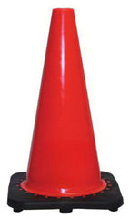 Tuff Grade TGTC-1801 UV Protected Traffic Cone, 18 in H, Hi-Viz Orange Cone
