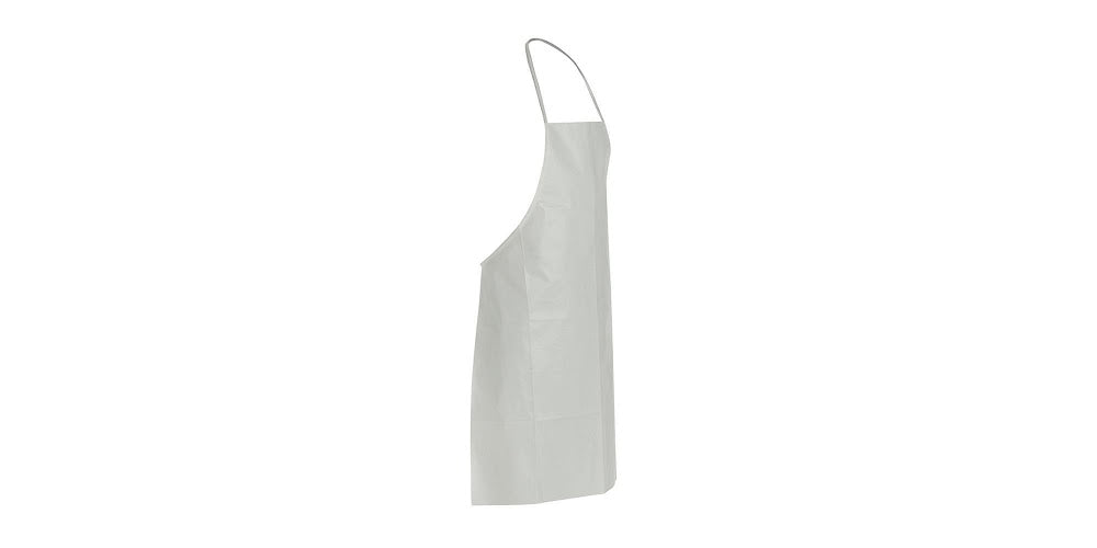 DuPont NB273BWH00010000 NB273B Bib Apron, Universal, White, ProShield 50, 35-3/4 in L 100CS