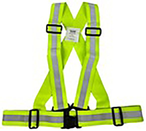 Tuff Grade TGVEST-009 Traffic Harness, Universal, Lime, Nylon