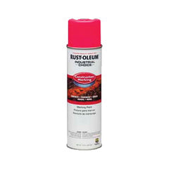 Rust-Oleum 264702 M1400 General Purpose Water Base Marking Paint, 20 oz Container, Liquid Form, Fluorescent Pink, 400 linear ft/gal with 1 in W Stripe Coverage