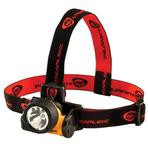 Streamlight 61050 Trident Industrial Non-Rechargeable Head Lamp, Incandescent/LED Bulb, ABS Housing, 80 Lumens