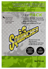 DENTEC SAFETY 11082 Sqwincher Fast Pack Sports Drink Powder, 0.6 oz Pack, 6 oz Yield, Powder Form, Lemon-Lime