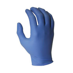 Tuff Grade TGG-110-07 Exam Grade Disposable Gloves, S, 100/BX, Nitrile, Dark Blue, 9-1/2 in L, Non-Powdered, 5 mil THK, Ambidextrous Hand
