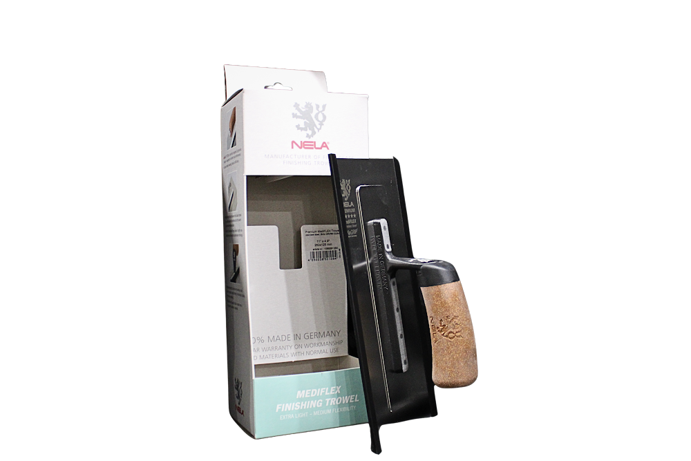 NELA MediFLEX Flat Finishing Trowel with BikoGRIP® Cork Handle 4.9" x 11"
