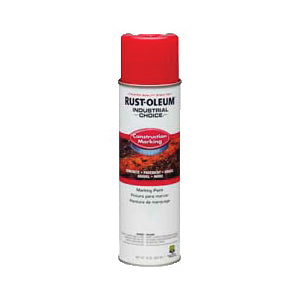 Rust-Oleum 264696 M1400 General Purpose Water Base Marking Paint, 20 oz Container, Liquid Form, Safety Red, 400 linear ft/gal with 1 in W Stripe Coverage