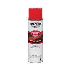 Rust-Oleum 264696 M1400 General Purpose Water Base Marking Paint, 20 oz Container, Liquid Form, Safety Red, 400 linear ft/gal with 1 in W Stripe Coverage