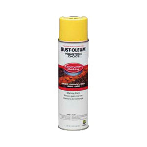 Rust-Oleum 264695 M1400 General Purpose Water Base Marking Paint, 20 oz Container, Liquid Form, Hi-Viz Yellow, 400 linear ft/gal with 1 in W Stripe Coverage