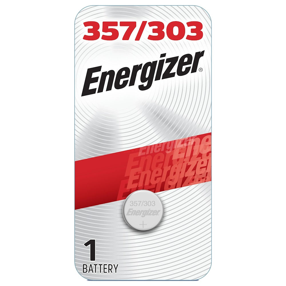 Energizer 357BPZ Zero Mercury Button Cell, Silver Oxide, 1.5 V DC Nominal, 150 mAh Nominal, 357