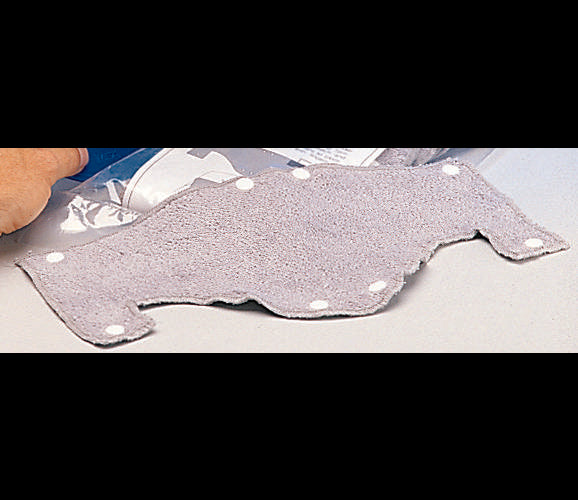 MSA 696688 Hard Hat Sweatband, Gray, Brushed Pattern, Terry Cloth
