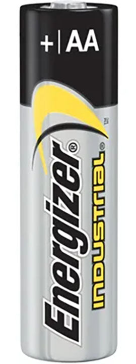 Energizer EN91 EN Series Industrial Non-Rechargeable Battery, Zinc-Manganese Dioxide, 1.5 V Nominal, 2.85 Ah Nominal, AA 24/PK