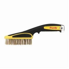 Purdy 140910100 Wire Brush, 2 in W x 2 in THK Stainless Steel Brush, 11 in OAL