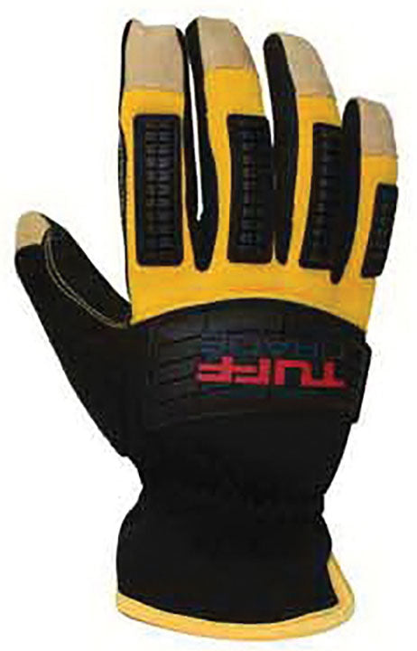 Tuff Grade TGG-517-L Mechanics Gloves, Mechanic, Deerskin Leather Palm, Black, Slip-On Cuff, 3M Thinsulate Lining