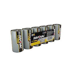 Rayovac ALD-6 ULTRA PRO Battery, Zinc-Manganese Dioxide, 1.5 V Nominal, D 6PK