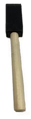Tuff Grade TGB-01-FOAM High Density Foam Brush, 2-5/8 in L x 1 in W x 1/2 in THK Foam Brush, Wood Handle