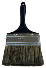Tuff Grade TGB-4 Econo Paint Brush, 1-3/4 in L x 4 in W x 11/16 in THK China Bristle Brush, Plastic Handle, Oil Based Paints, Stains, Varnishes
