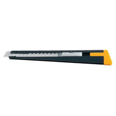 OLFA 180 Multi-Purpose Utility Knife, 9 mm W Blade Snap-Off Blade, Auto-Lock, High Carbon Steel Blade, 1 Blades Included, 5-1/2 in OAL