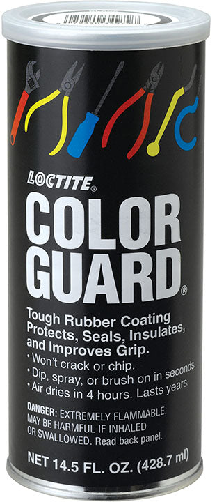 Loctite 338130 Color Guard SF F720 Abrasion-Resistant Tough Rubber Coating, 145 oz Container, Liquid Form, Red, 180 sq-ft/gal Coverage, 24 hr Curing