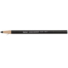 Markal 096013 General Purpose Paper-Wrapped Grease Pencil Marker, 3/8 in, Paraffin Wax, Black