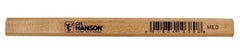 C.H.Hanson 10380 Extremely Flexible Carpenters Pencil, Medium Lead, 7 in L, Wood Barrel