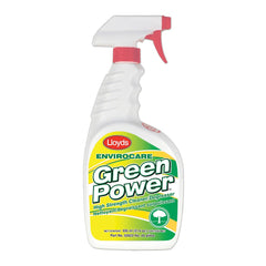 Lloyd Laboratories Green Power 52622 Water Based Degreaser With Sprayer, 935 mL Bottle, Typical Odor/Scent, Clear Water White, Liquid Form