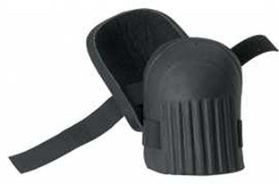 Kunys KP231B Economy Kneepad, Foam Pad, Strap with Hook & Loop Closure, Black
