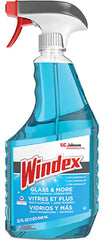 SC Johnson Professional Windex 322338 Glass Cleaner, 32 oz Trigger Spray Bottle, Blue, Spray Form